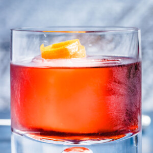 Picture of completed negroni