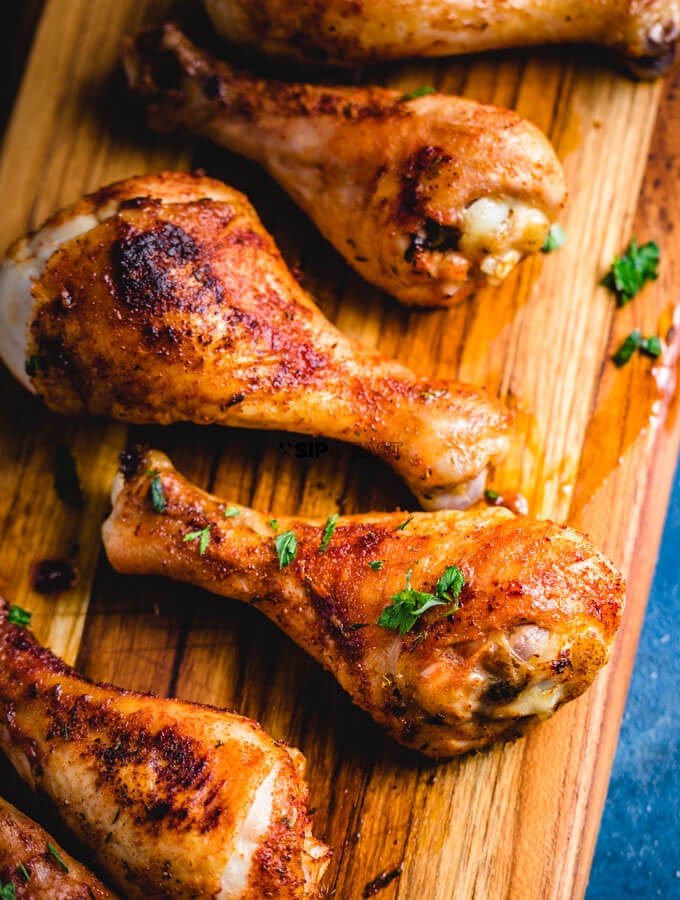 Easy Baked Chicken Legs With Cajun Seasoning Sip And Feast