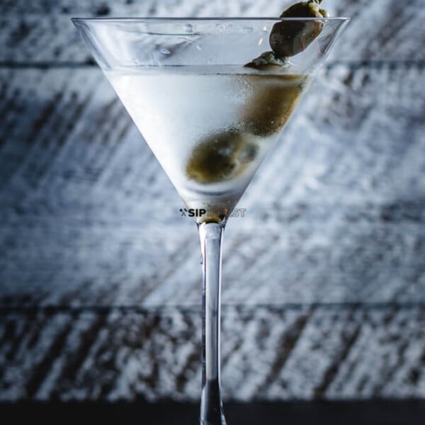 Featured image for Classic Martini with blue cheese olives.