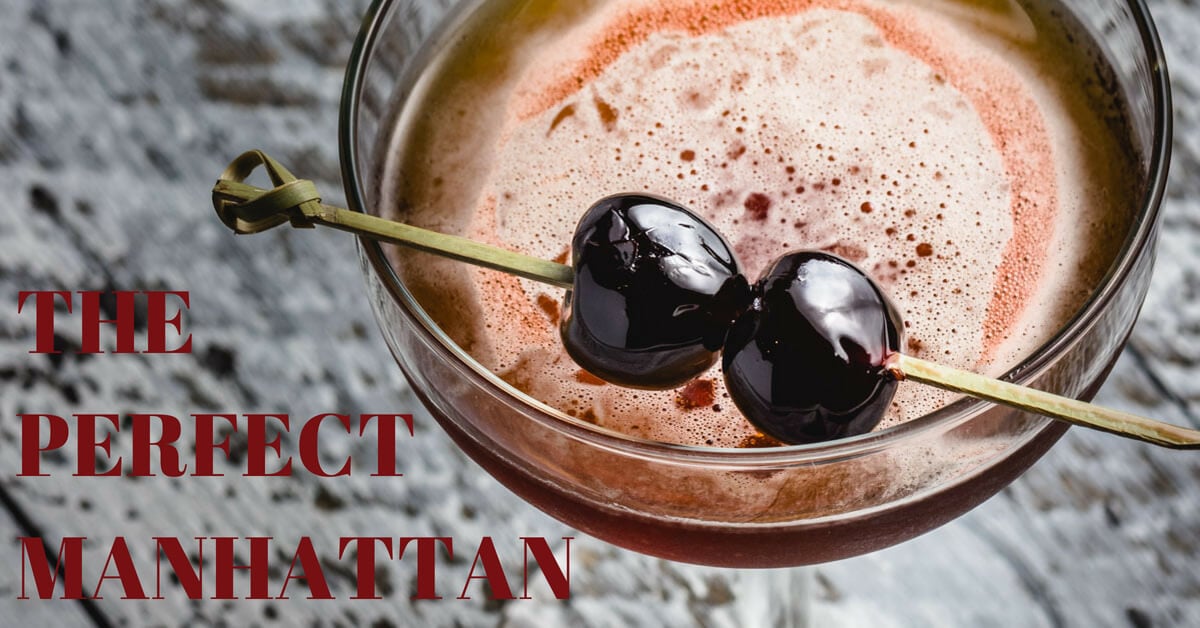 How To Make A Perfect Manhattan With Amarena Cherries Sip and Feast