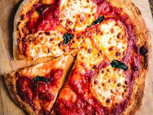 Easy Margherita Pizza With Store Bought Pizza Dough Sip And Feast
