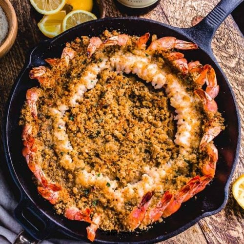 Shrimp oreganata recipe featured image.