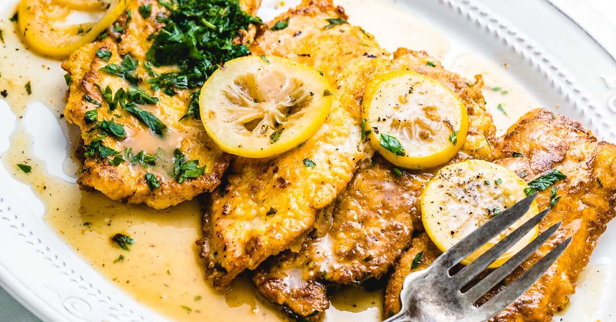 Chicken Francese With The Best Lemon Butter Sauce - Sip and Feast