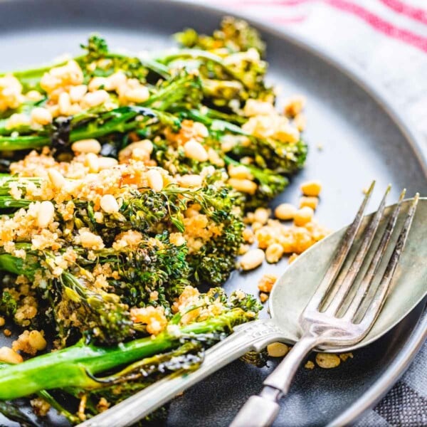 Roasted baby broccoli featured image.