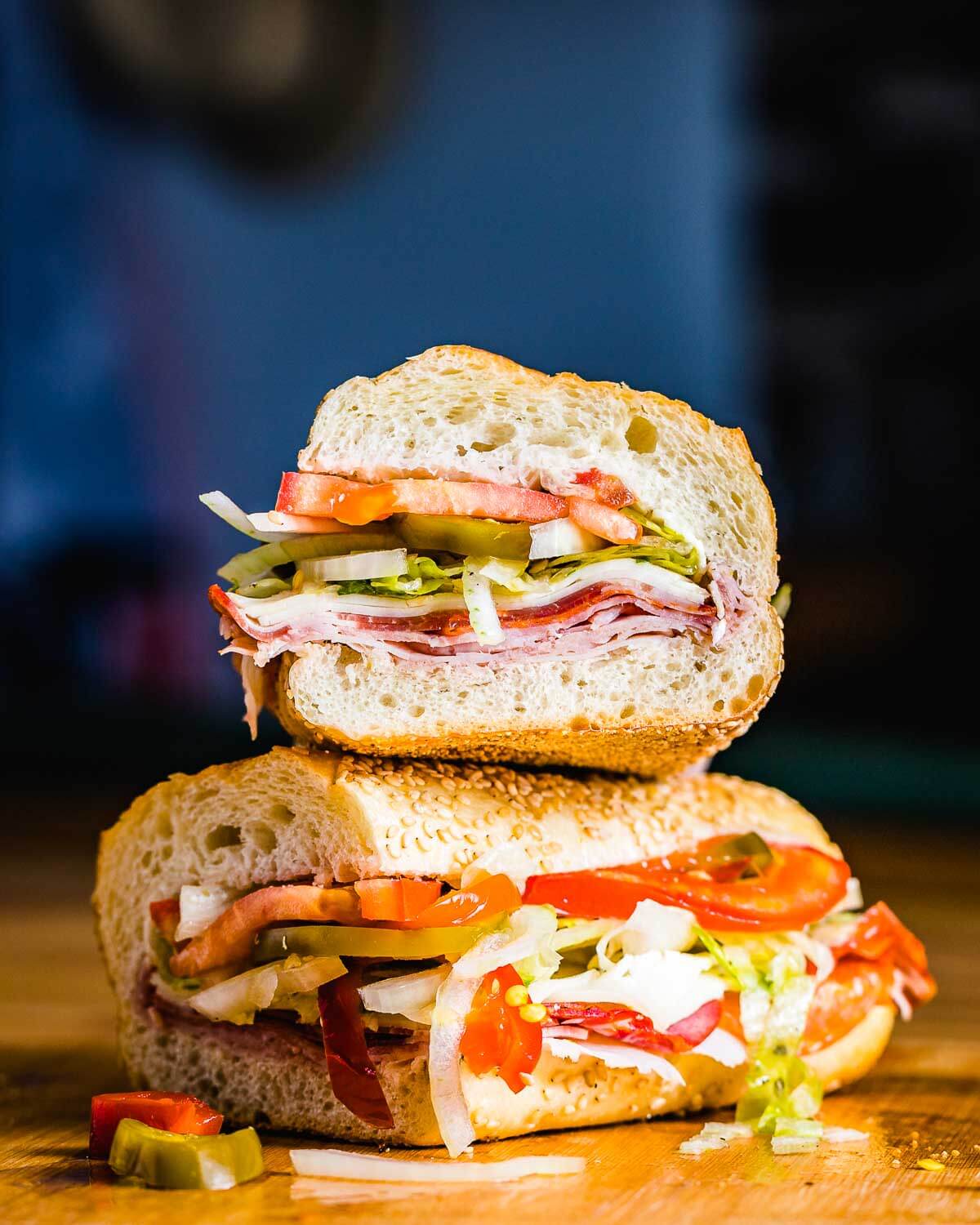 Authentic New York Italian Sub/Hero/Hoagie - Sip and Feast