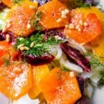 Fennel and orange salad Pinterest image.