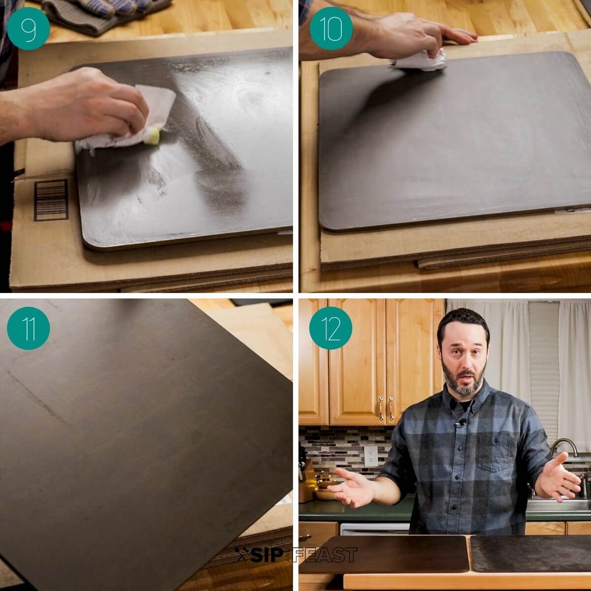 Pizza Steel 101 - Prep a Steel Plate for Pizza Making - Sip and Feast