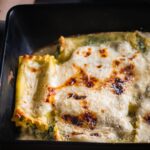 Spinach lasagna rolls featured image.