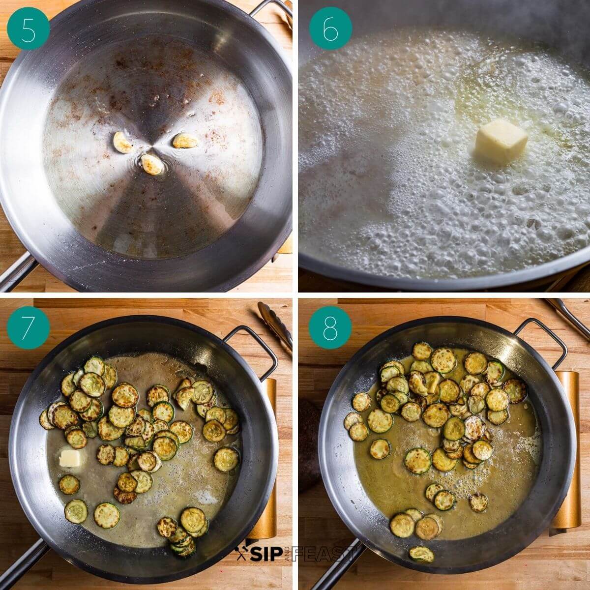 Recipe process shot collage group number two.