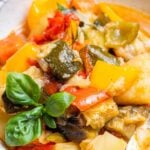Ciambotta recipe Pinterest image.