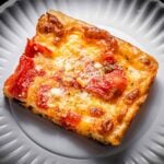 Grandma pizza Pinterest image.