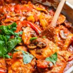 Chicken pizzaiola Pinterest image.