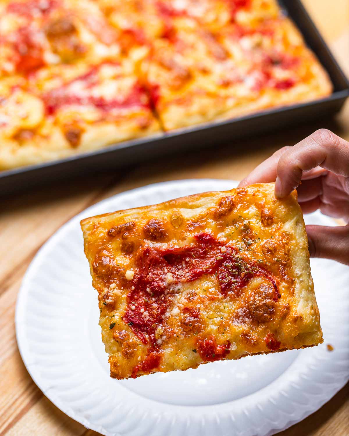 Grandma's Sicilian-Style Sheet Pan Pizza