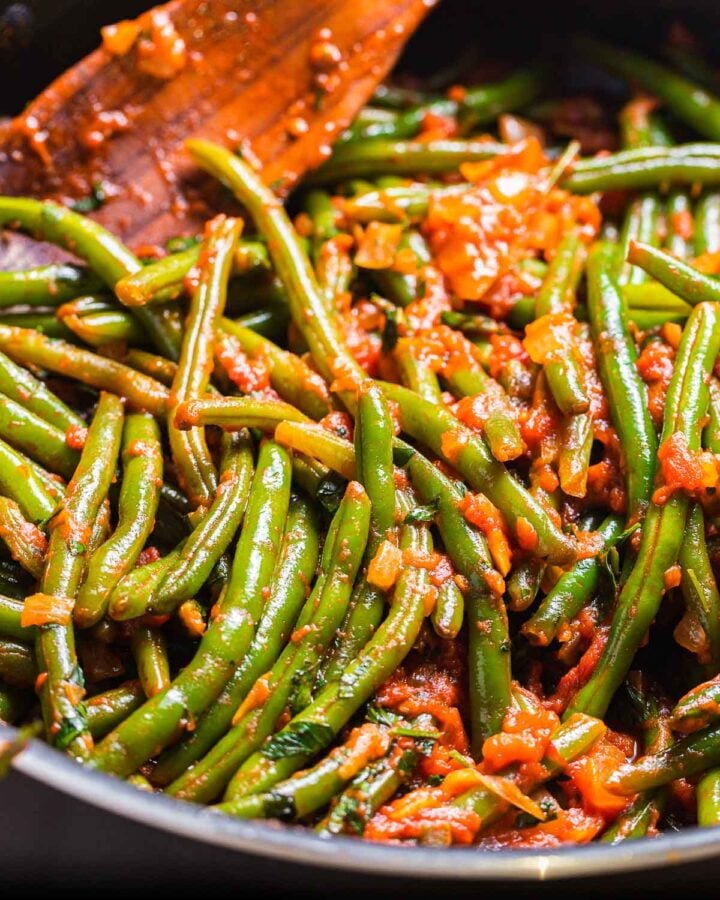 Green Beans With Tomato Sauce Simplest Summer Side Sip and Feast