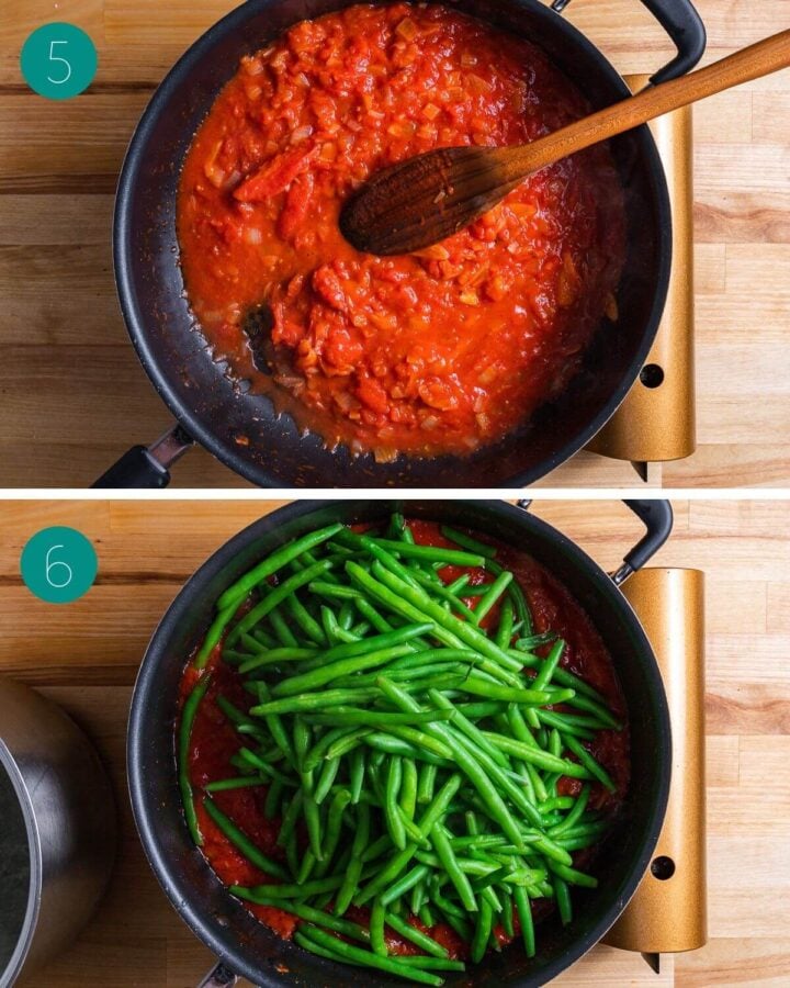 Green Beans With Tomato Sauce Simplest Summer Side Sip and Feast