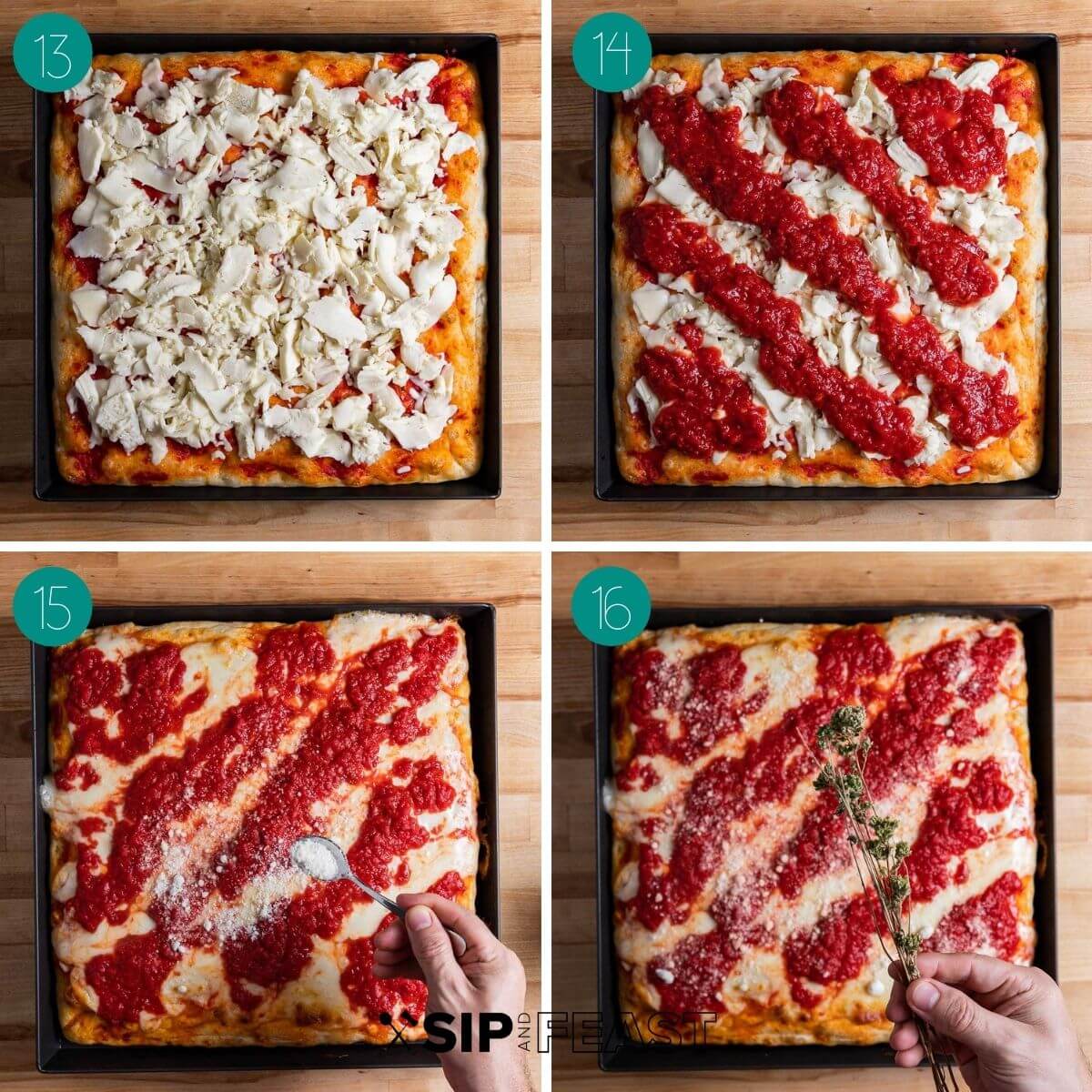 Grilled Sicilian Pizza Recipe 