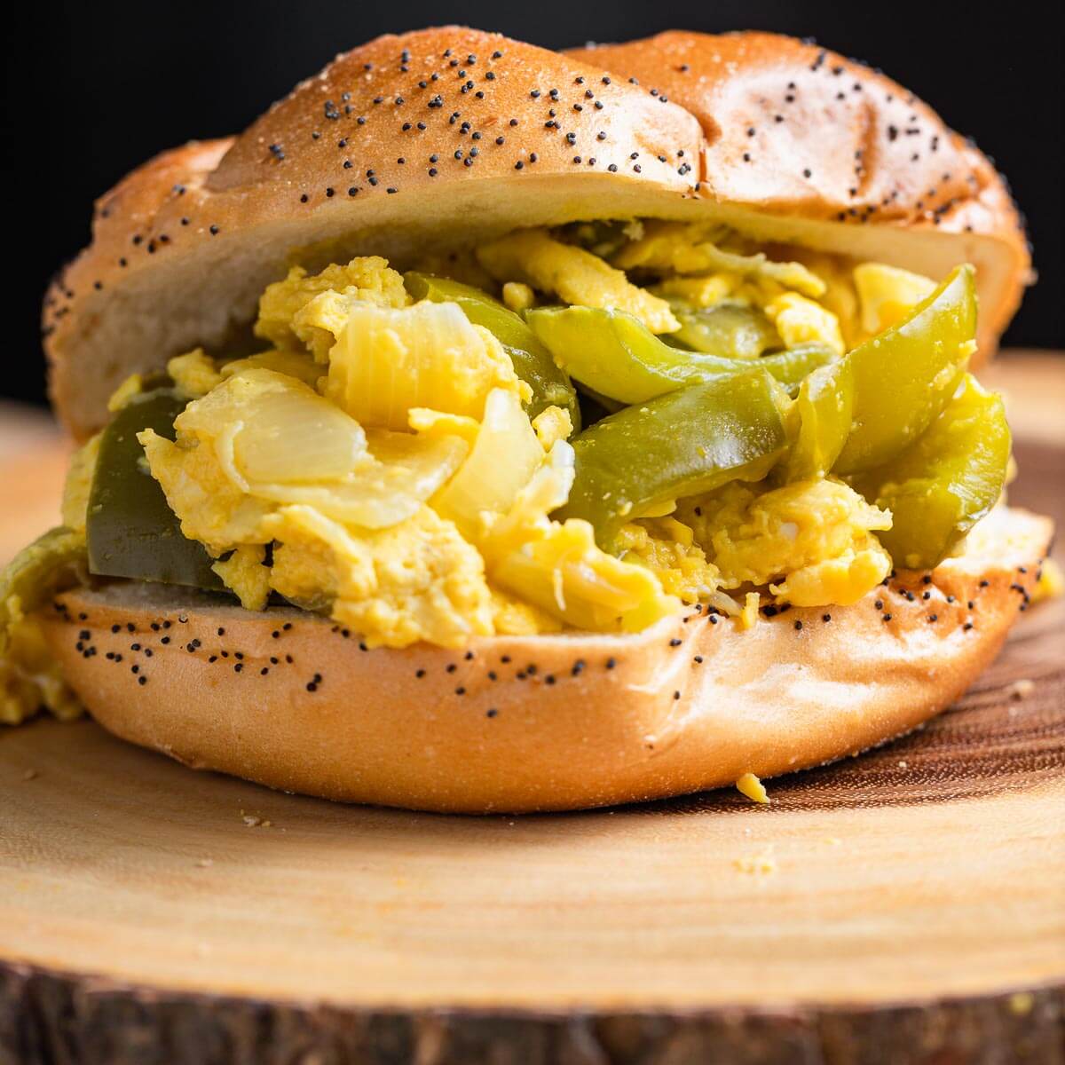 Pepper and Egg Sandwich - NY Pizzeria Style - Sip and Feast