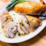 Dry brined turkey breast featured image.