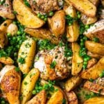Chicken vesuvio Pinterest image.