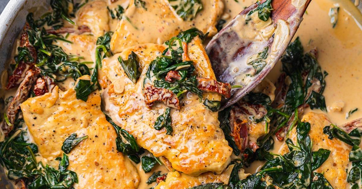 Creamy Sun Dried Tomato Chicken (Marry Me Chicken)