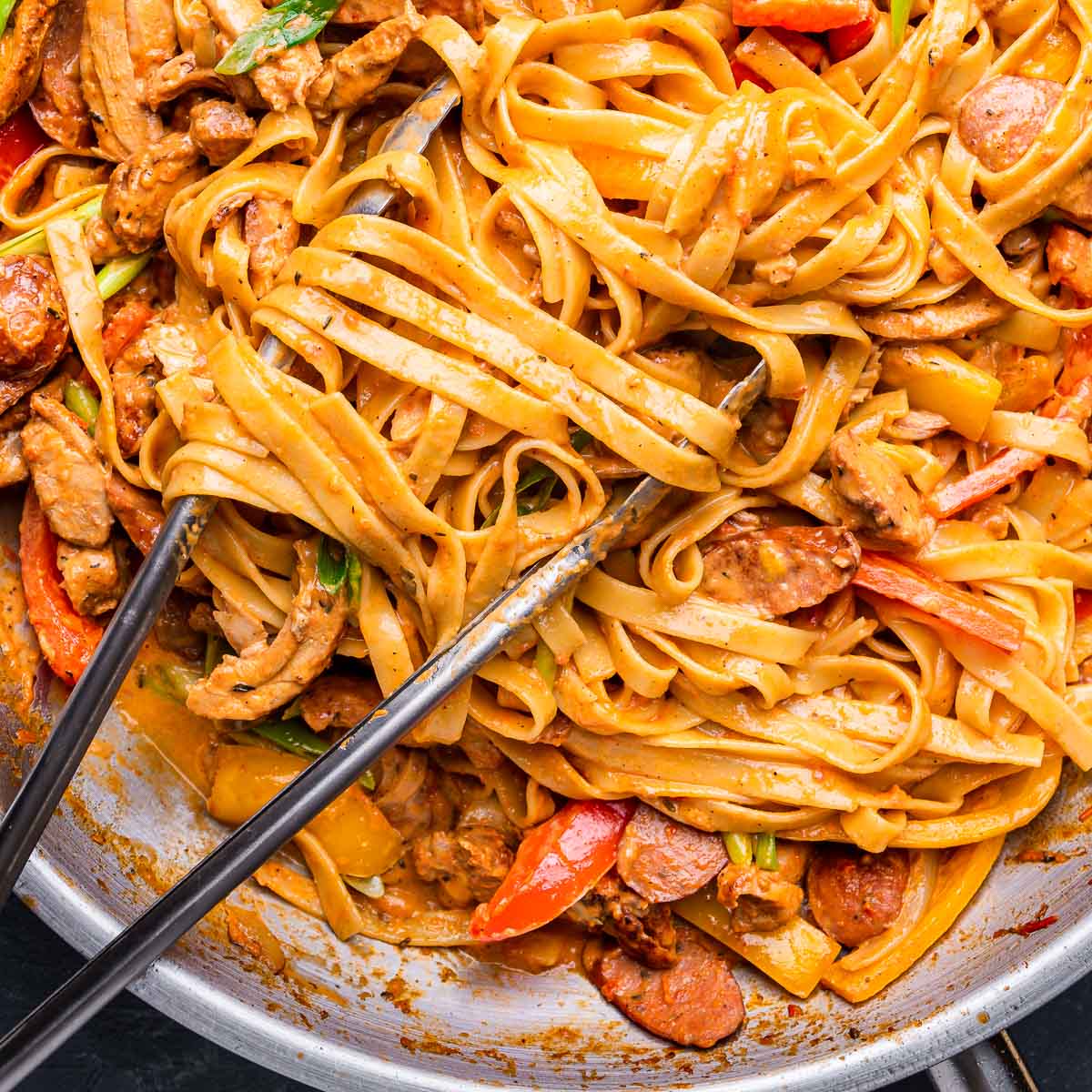 Creamy Cajun Chicken Pasta - Sip and Feast