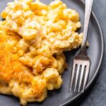 Baked macaroni and cheese featured image.