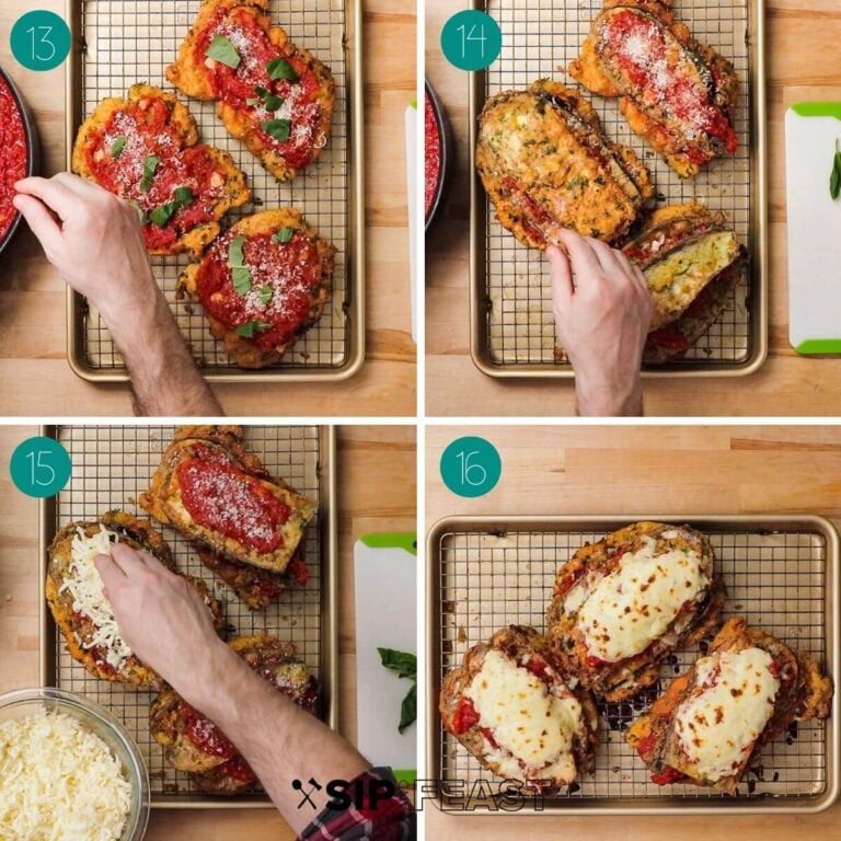 Chicken Eggplant Parmesan - Sip and Feast