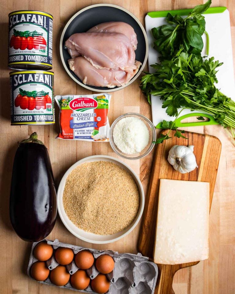 Chicken Eggplant Parmesan - Sip and Feast