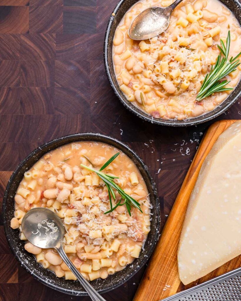 Pasta e Fagioli Italian Comfort Food Sip and Feast