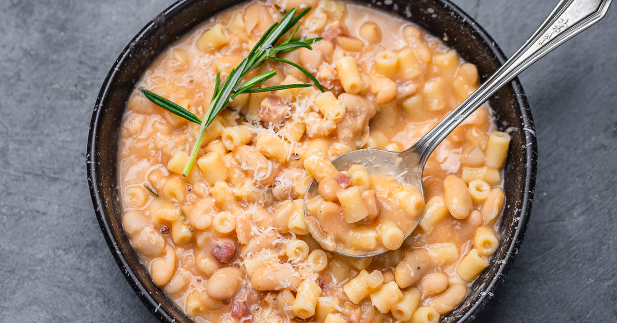 Pasta e Fagioli - Italian Comfort Food - Sip and Feast