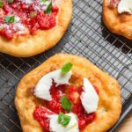 Pizza fritta recipe Pinterest image.