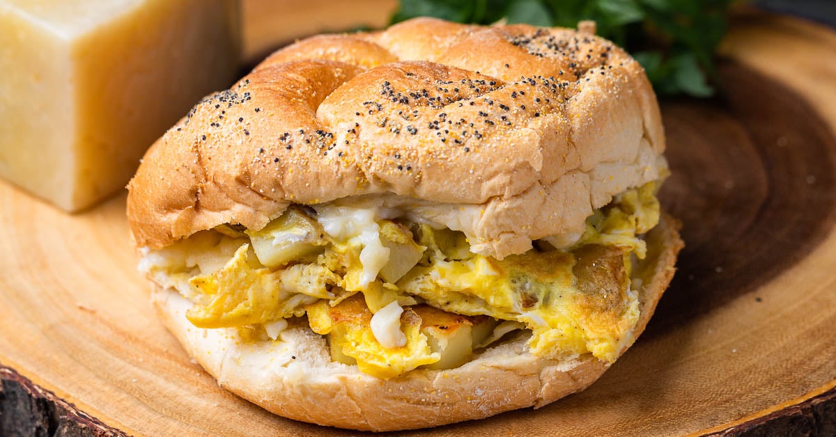 Potato and Egg Sandwich Sip and Feast
