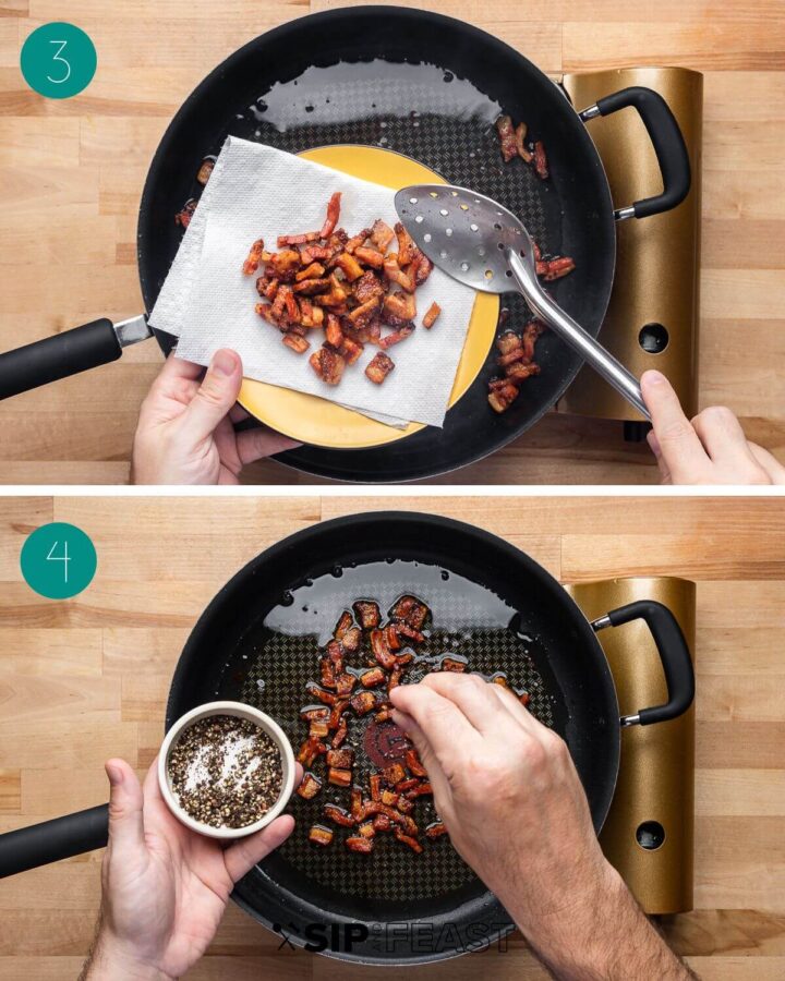 Rigatoni alla Gricia - Sip and Feast