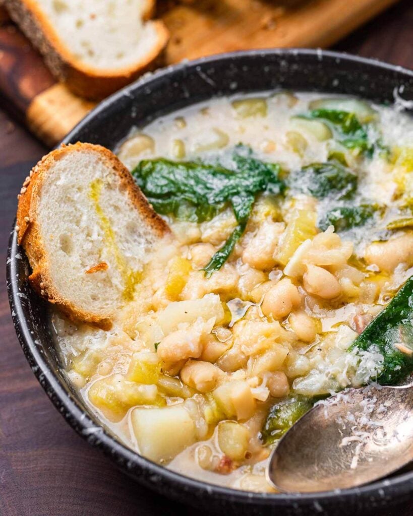 Escarole and Bean Soup - Sip and Feast