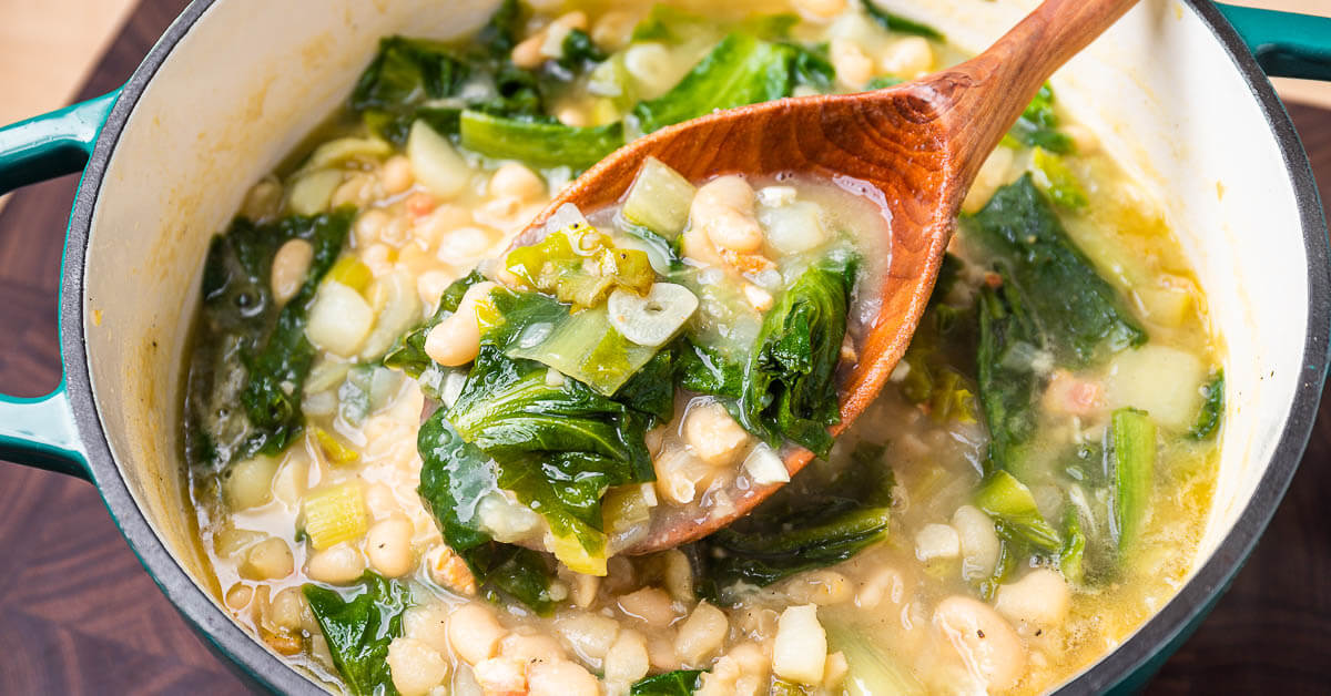 Escarole and Bean Soup Sip and Feast