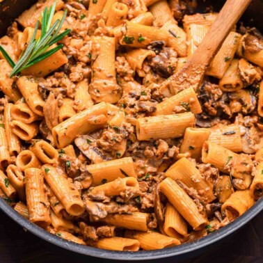 Pasta alla Boscaiola (Hearty Woodsman's Pasta) - Sip and Feast