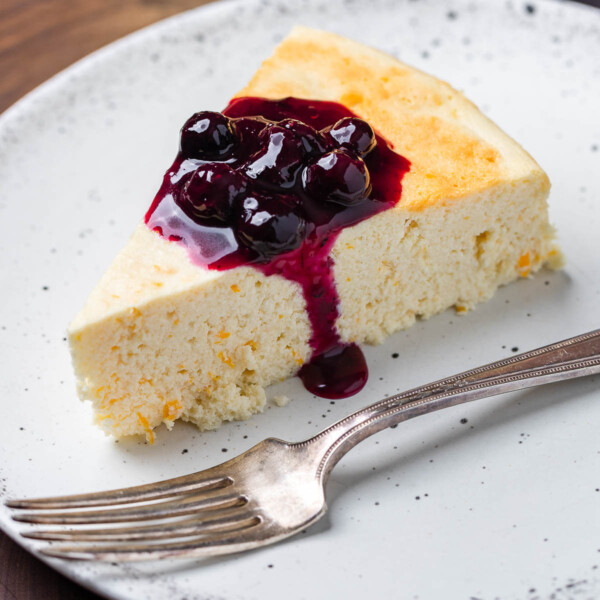 Italian cheesecake recipe featured image.