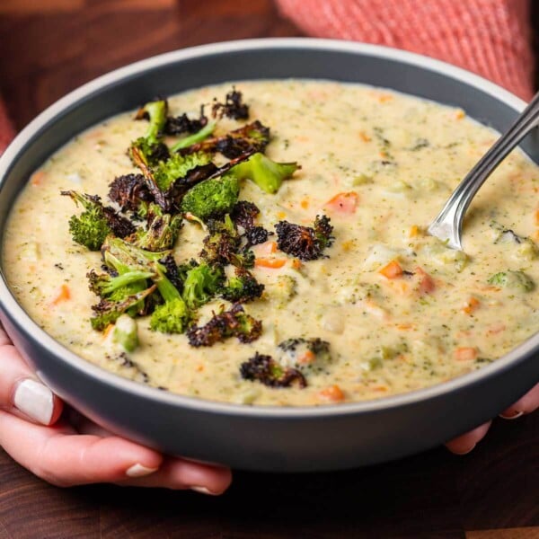 Broccoli cheddar soup featured image.