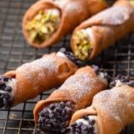 Cannoli recipe Pinterest image.