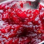 Cranberry sauce recipe Pinterest image.