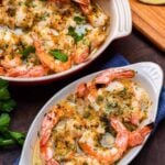 Shrimp oreganata Pinterest image.