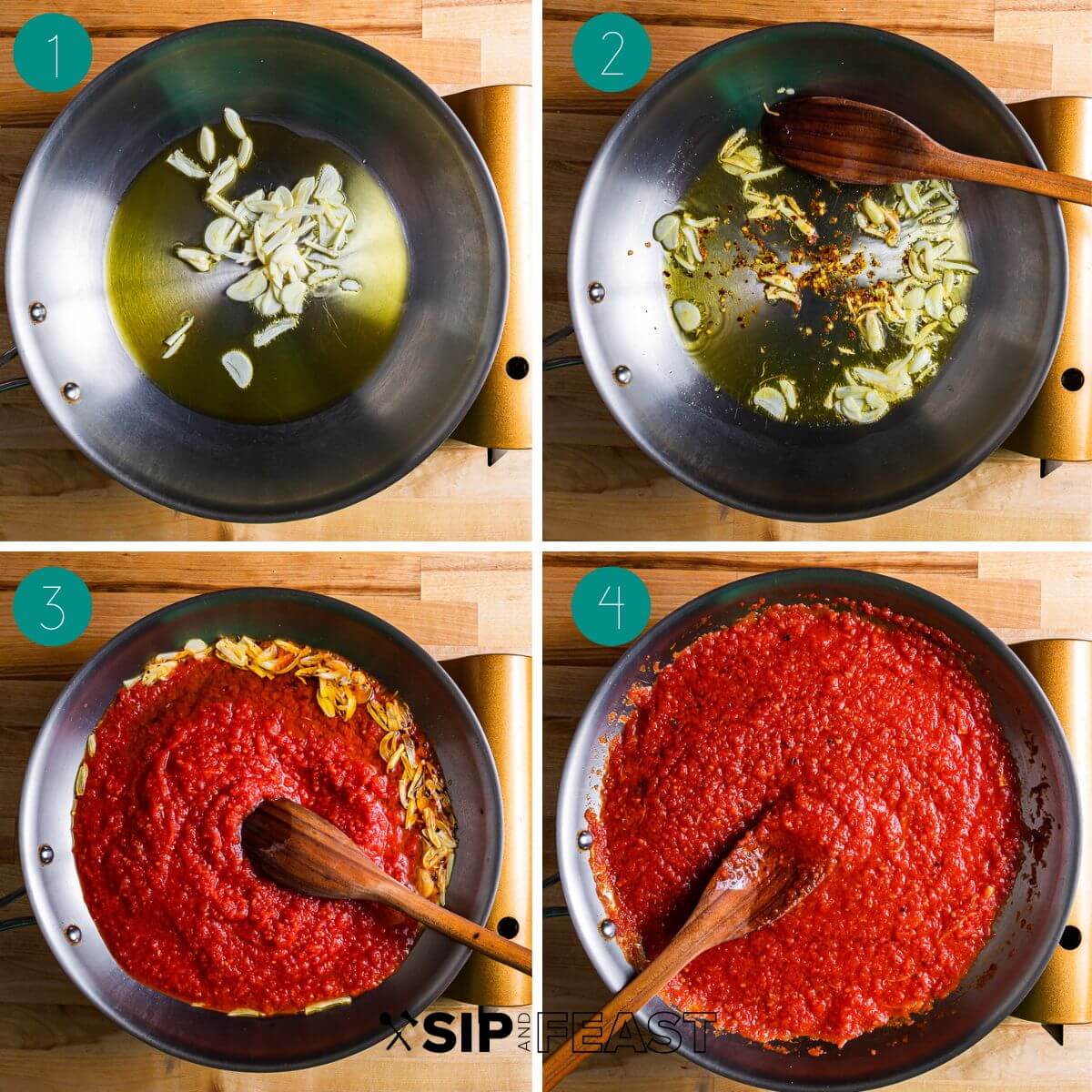 Polpette di pane recipe process shot collage group number one.