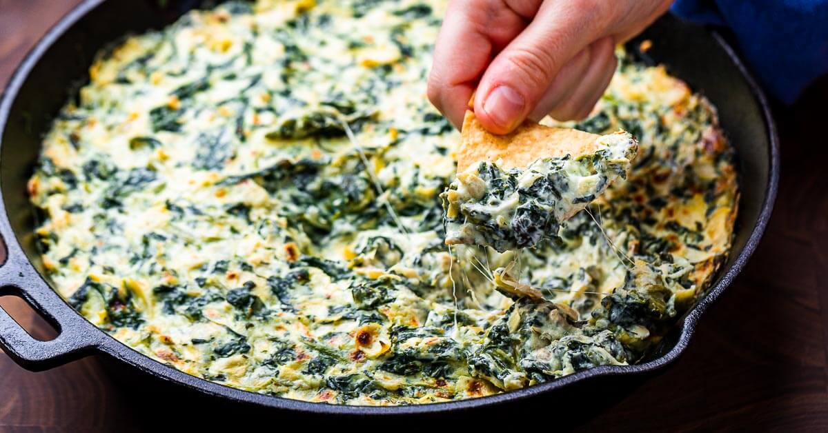 Spinach Artichoke Dip - Sip and Feast