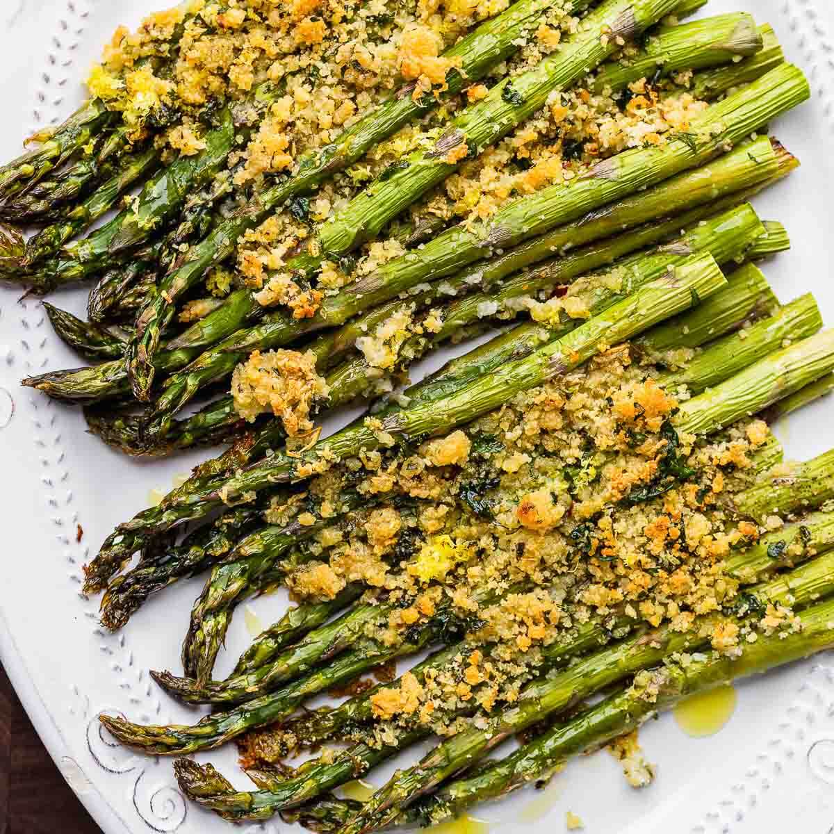 Baked Asparagus With Cheese And