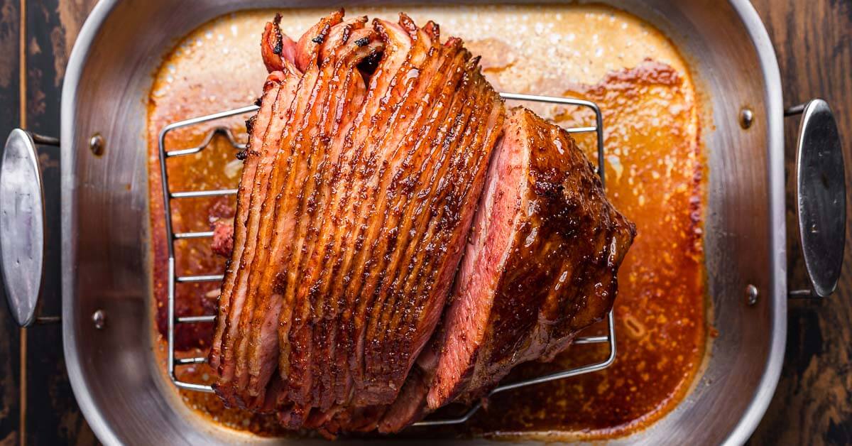 Brown Sugar Glazed Spiral Ham - Sip and Feast