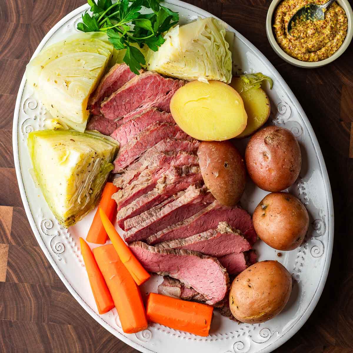 Corned Beef and Cabbage - Sip and Feast