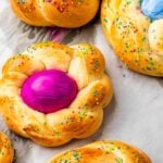 Easter bread recipe Pinterest image.