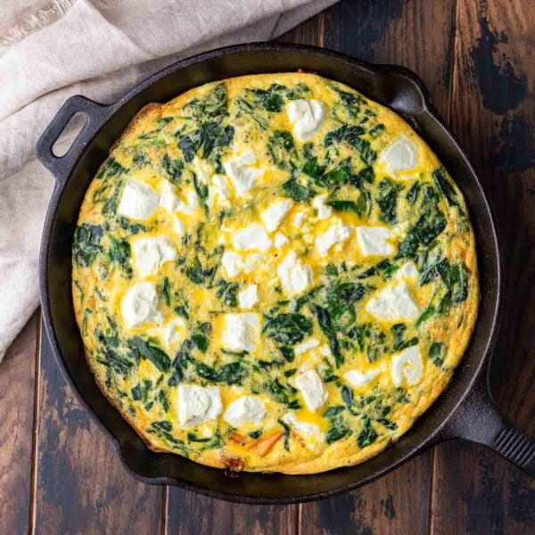 Sweet potato frittata recipe featured image.