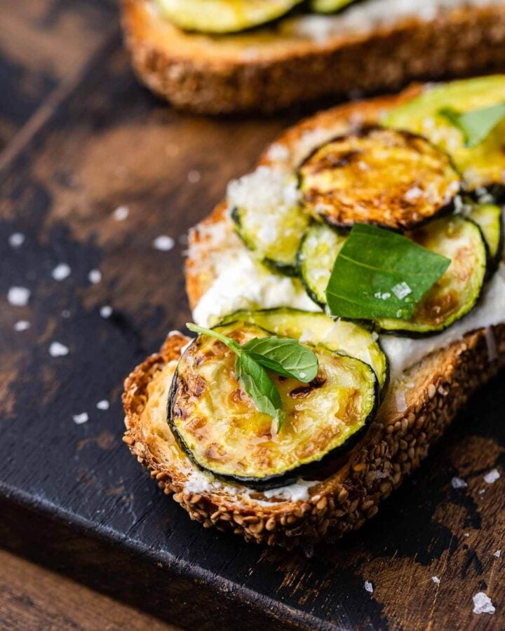 Zucchini Bruschetta Sip and Feast