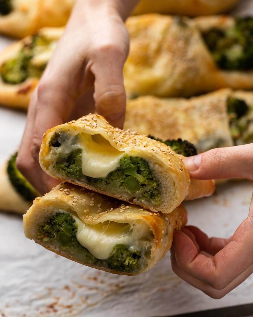 Broccoli Rolls - Sip and Feast
